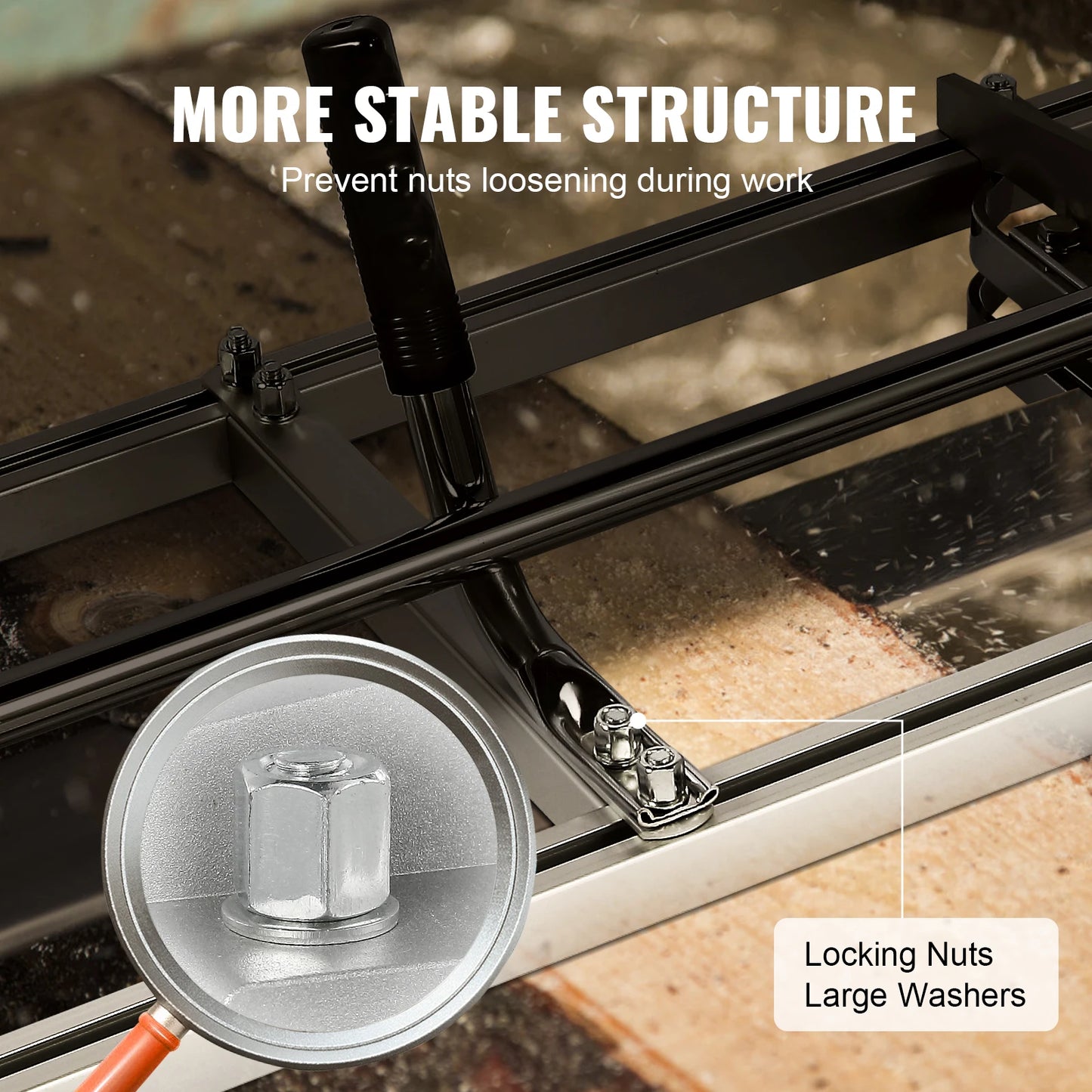 VEVOR 14"-36" Chainsaw Mill Sawmill Guide Bar Chain Saw Planking Mill with 0.2"-11.81" Cutting Thickness for Builders Woodworker