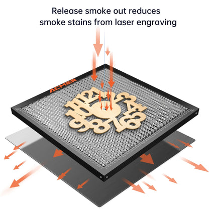 Laser Honeycomb Working Table For CO2 Laser Engraver Cutting Machine CNC Honeycomb Panel Bed 300x300/330x330/400x400/440x440mm