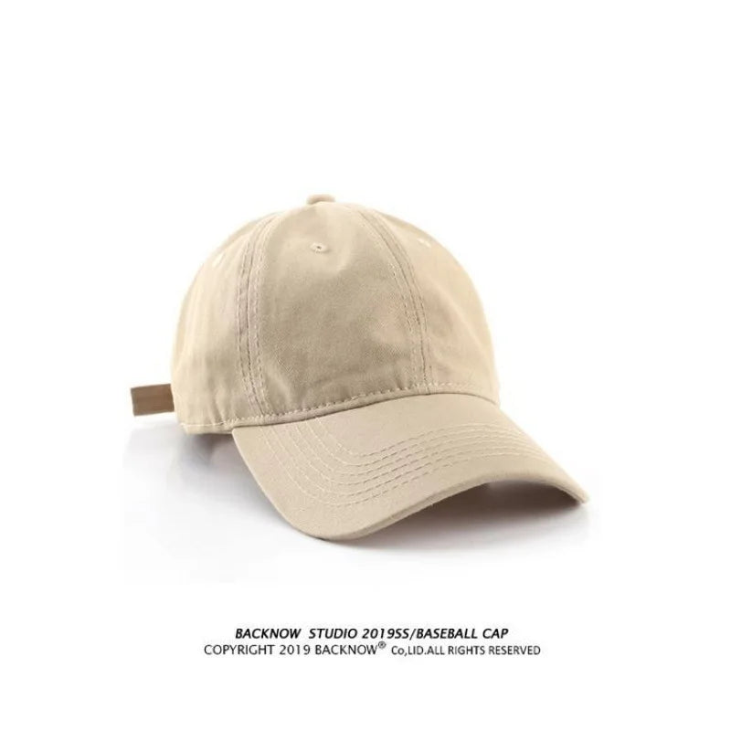 Hat Duck Tongue Versatile Women's Korean Style Cotton Japanese Style Baseball Cap Casual Couple Soft Top Skin-friendly Peaked...