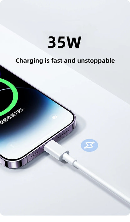 Fro is a PD 20W fast charging cable suitable for iPhone 14 13 12 11 Pro Max Mini USB 8 Plus XS tablet charging data cable