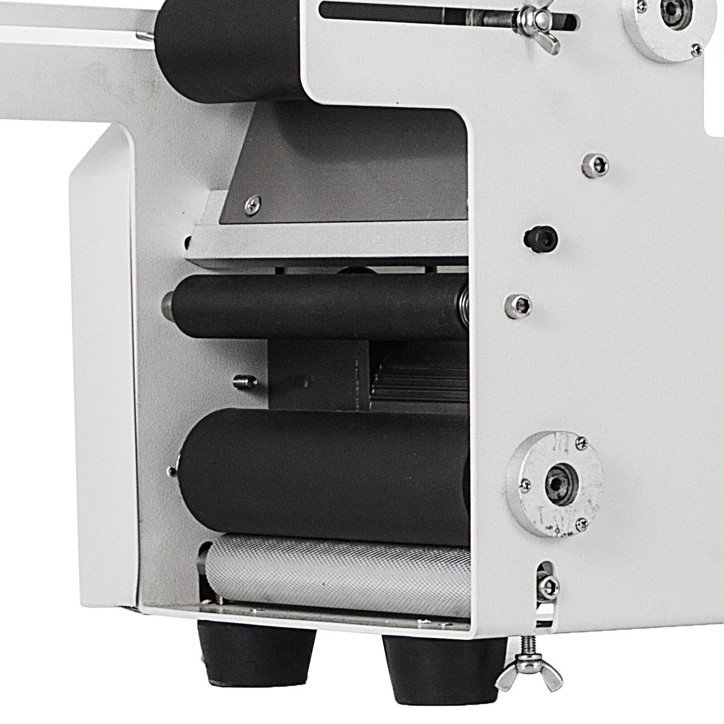 VEVOR MT-50 Semi-Automatic Bottle Labeling Machine Electrical Adhensive Printer With Round for PET Plastic Glass Metal Bottle