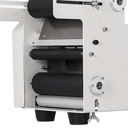VEVOR MT-50 Semi-Automatic Bottle Labeling Machine Electrical Adhensive Printer With Round for PET Plastic Glass Metal Bottle