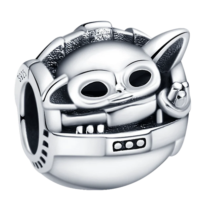 New 925 Sterling Silver Fashion Women's Wolf Head Dumbo Pendant Beads Suitable for Pandora Bracelet Necklace DIY Fine Jewelry