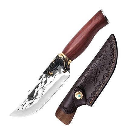 Handmade Kitchen Knife Boning Knife Stainless Steel Butcher Knife Forged Knife Meat Cleaver Knife for BBQ