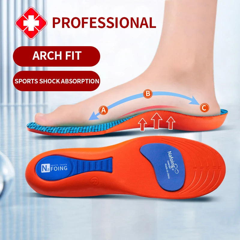 Sport Orthopedic for Feet Men Women EVA Breathable Shock Absorption Shoes for Running Basketball Care Pads