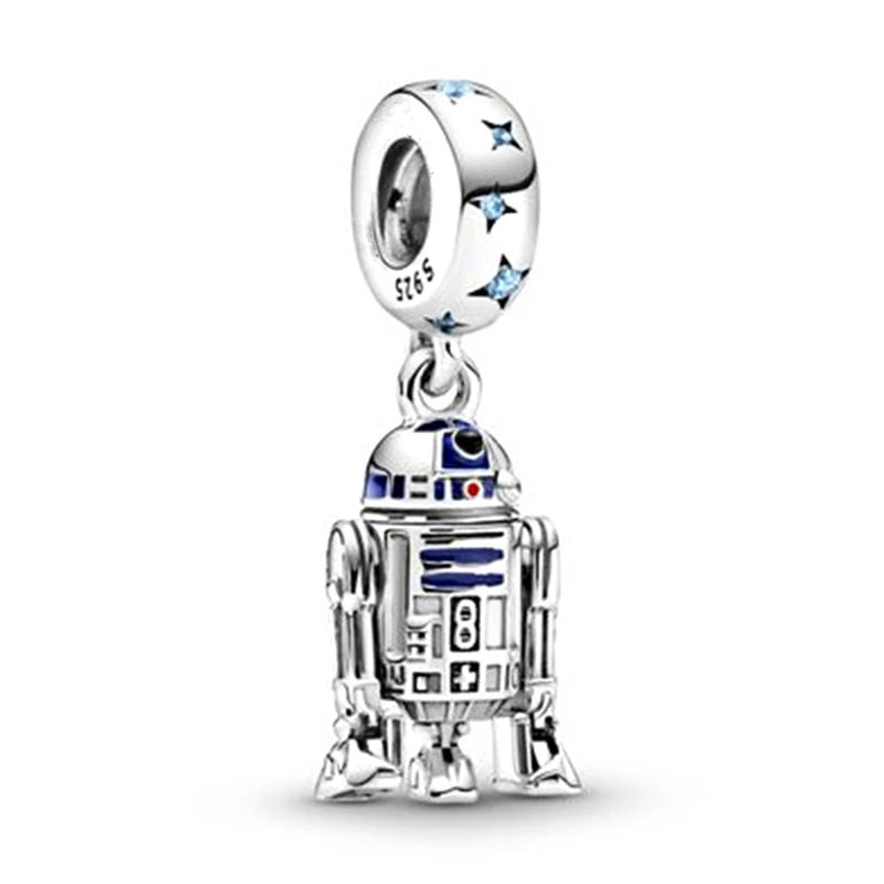 New 925 Sterling Silver Fashion Women's Wolf Head Dumbo Pendant Beads Suitable for Pandora Bracelet Necklace DIY Fine Jewelry