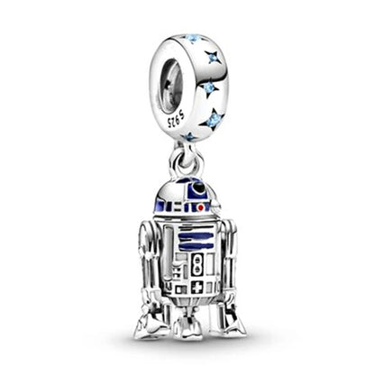 New 925 Sterling Silver Fashion Women's Wolf Head Dumbo Pendant Beads Suitable for Pandora Bracelet Necklace DIY Fine Jewelry