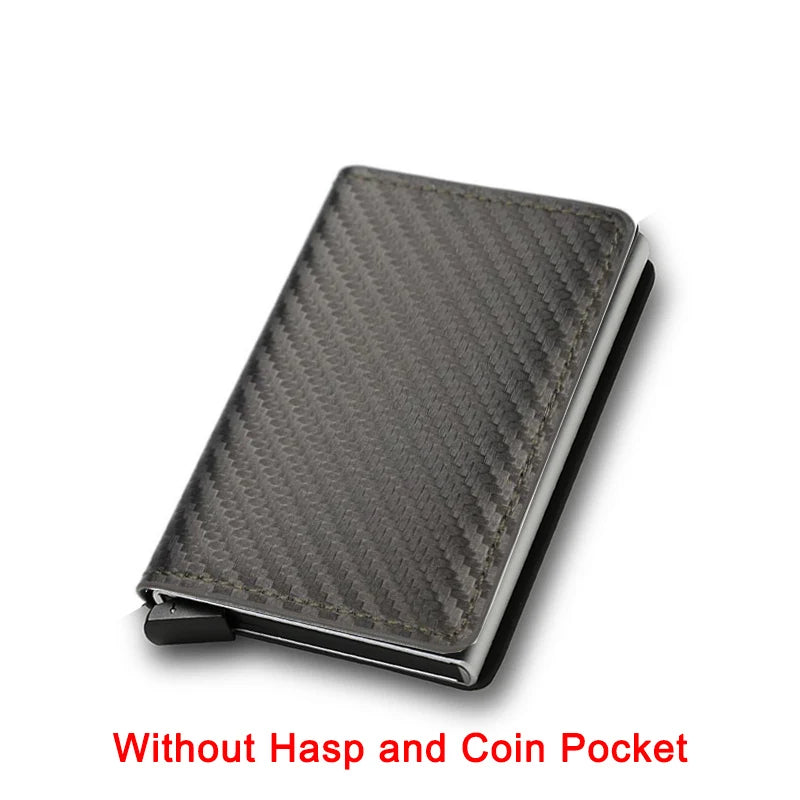 Rfid Credit Card Holder Men Wallets Bank Cardholder Case Small Leather Slim Thin Magic Mini Wallet Smart Minimalist Wallet 2023