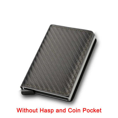 Rfid Credit Card Holder Men Wallets Bank Cardholder Case Small Leather Slim Thin Magic Mini Wallet Smart Minimalist Wallet 2023