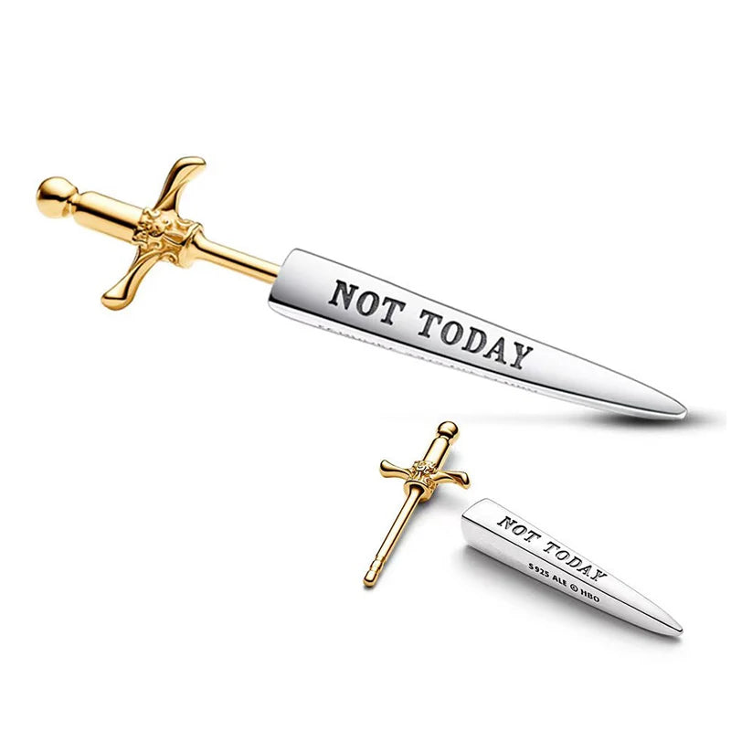 New 925 Sterling Silver Fashion Women's Wolf Head Dumbo Pendant Beads Suitable for Pandora Bracelet Necklace DIY Fine Jewelry