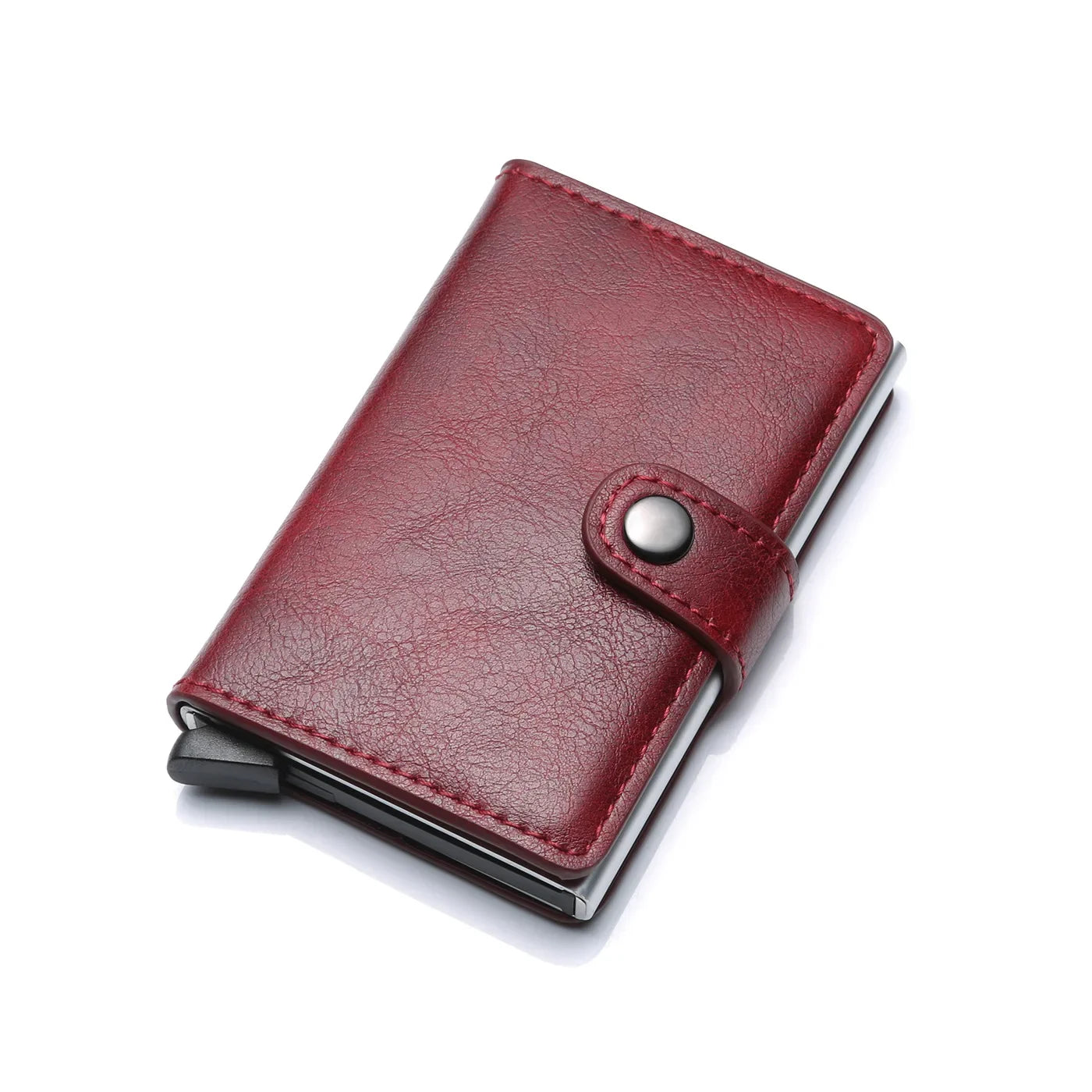Rfid Credit Card Holder Men Wallets Bank Cardholder Case Small Leather Slim Thin Magic Mini Wallet Smart Minimalist Wallet 2024