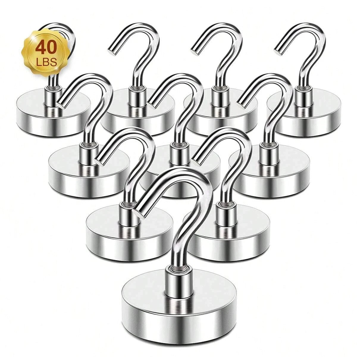 2kg to 12k 1pc small strong neodymium magnet hook, suitable for home kitchens, workplaces, offices, etc