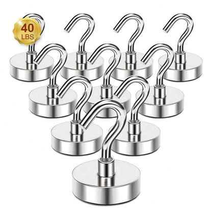 2kg to 12k 1pc small strong neodymium magnet hook, suitable for home kitchens, workplaces, offices, etc
