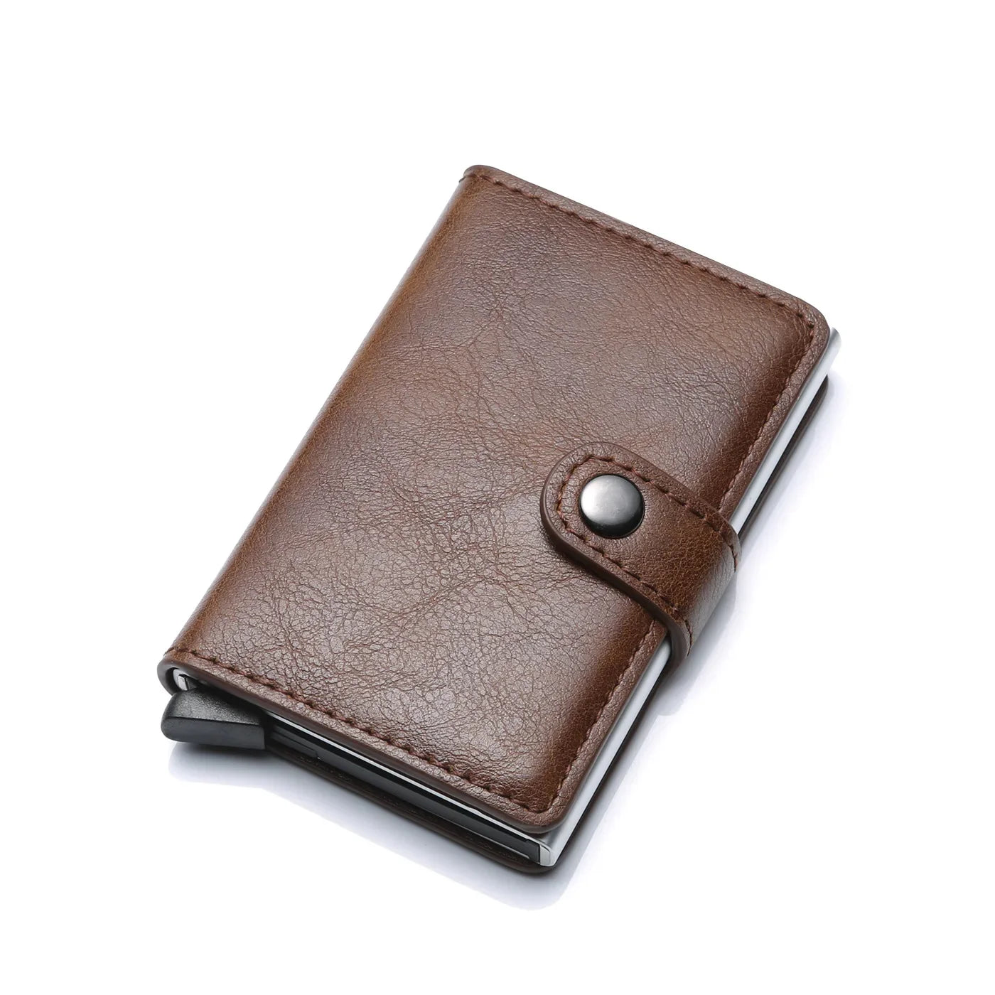 Rfid Credit Card Holder Men Wallets Bank Cardholder Case Small Leather Slim Thin Magic Mini Wallet Smart Minimalist Wallet 2024