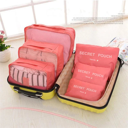 6 Pcs Travel Luggage Storage Bags, Versatile Lightweight Storage Pouch, Dustproof Duffle Bag