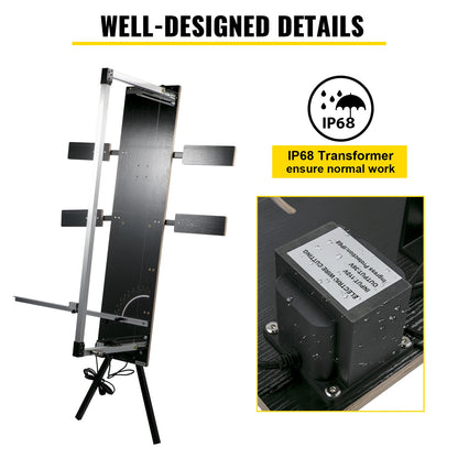 VEVOR Desktop Styrofoam Cutting Machine Max. Cut Length 100/115/120/140 cm Hot Wire Foam Cutter 0-90° Styrofoam Cutter Machine