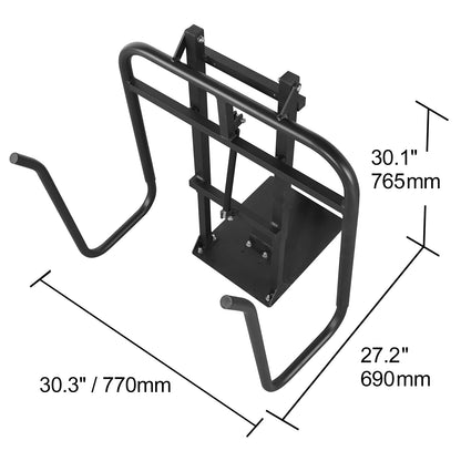 VEVOR Hot Tub Cover Lift Spa Cover Lift, Hydraulic Height 33.1" - 41.3" Width 53.1" - 92.5" Adjustable Installed Underneath